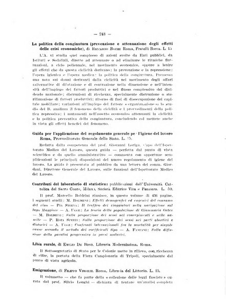 Informazioni sociali pubblicazione mensile curata dall'Ufficio corrispondente di Roma dell'Ufficio internazionale del lavoro, Ginevra