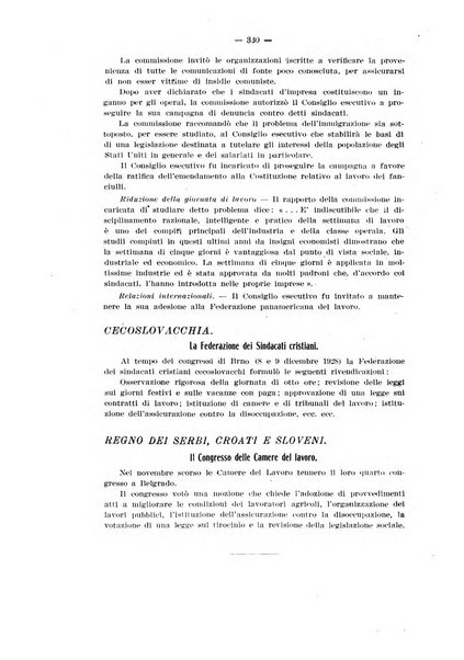 Informazioni sociali pubblicazione mensile curata dall'Ufficio corrispondente di Roma dell'Ufficio internazionale del lavoro, Ginevra