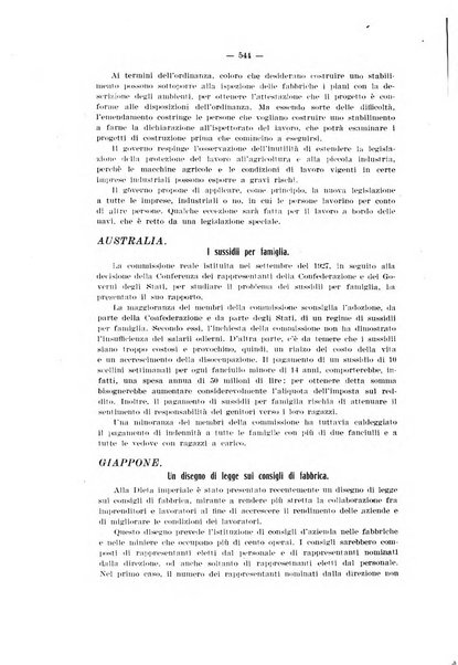 Informazioni sociali pubblicazione mensile curata dall'Ufficio corrispondente di Roma dell'Ufficio internazionale del lavoro, Ginevra