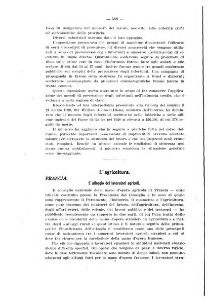 Informazioni sociali pubblicazione mensile curata dall'Ufficio corrispondente di Roma dell'Ufficio internazionale del lavoro, Ginevra