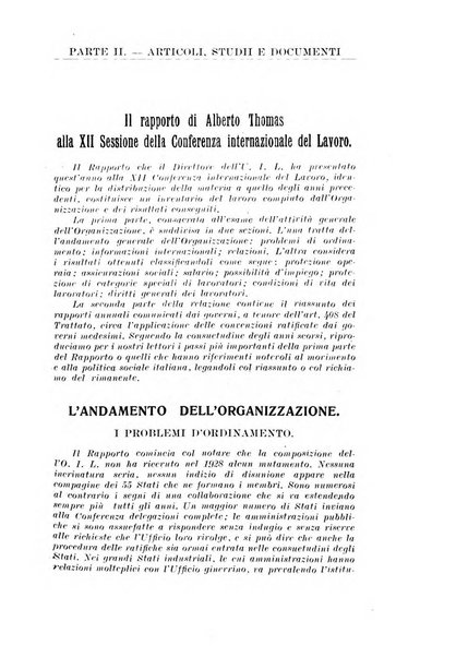 Informazioni sociali pubblicazione mensile curata dall'Ufficio corrispondente di Roma dell'Ufficio internazionale del lavoro, Ginevra