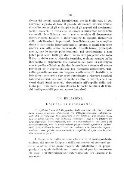 Informazioni sociali pubblicazione mensile curata dall'Ufficio corrispondente di Roma dell'Ufficio internazionale del lavoro, Ginevra