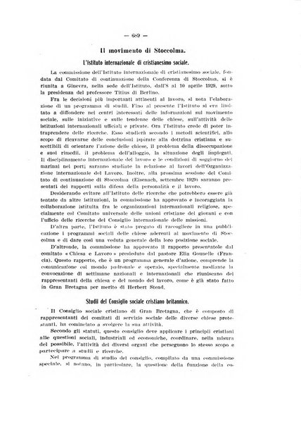 Informazioni sociali pubblicazione mensile curata dall'Ufficio corrispondente di Roma dell'Ufficio internazionale del lavoro, Ginevra