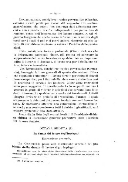 Informazioni sociali pubblicazione mensile curata dall'Ufficio corrispondente di Roma dell'Ufficio internazionale del lavoro, Ginevra