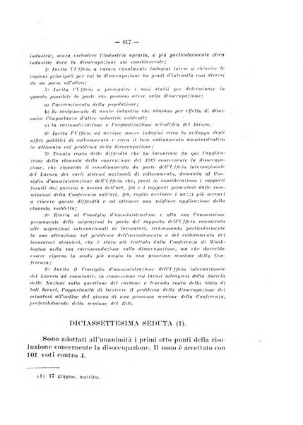 Informazioni sociali pubblicazione mensile curata dall'Ufficio corrispondente di Roma dell'Ufficio internazionale del lavoro, Ginevra