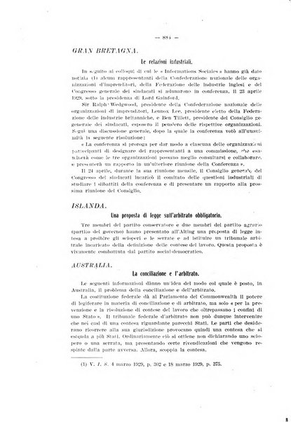 Informazioni sociali pubblicazione mensile curata dall'Ufficio corrispondente di Roma dell'Ufficio internazionale del lavoro, Ginevra