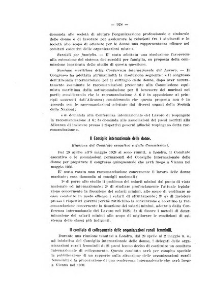 Informazioni sociali pubblicazione mensile curata dall'Ufficio corrispondente di Roma dell'Ufficio internazionale del lavoro, Ginevra