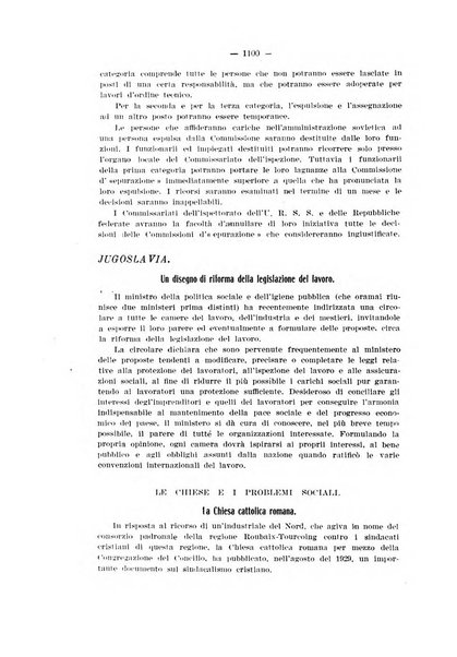 Informazioni sociali pubblicazione mensile curata dall'Ufficio corrispondente di Roma dell'Ufficio internazionale del lavoro, Ginevra