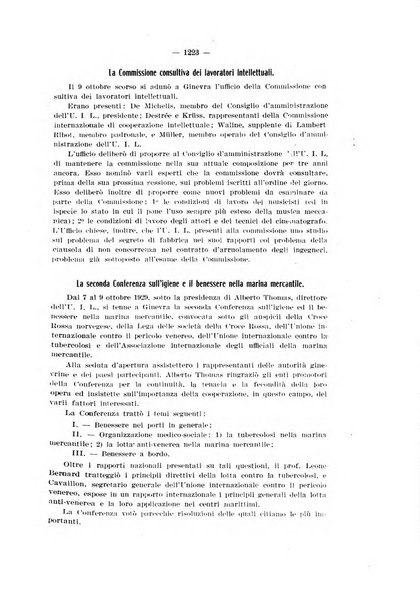 Informazioni sociali pubblicazione mensile curata dall'Ufficio corrispondente di Roma dell'Ufficio internazionale del lavoro, Ginevra