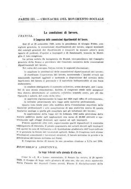 Informazioni sociali pubblicazione mensile curata dall'Ufficio corrispondente di Roma dell'Ufficio internazionale del lavoro, Ginevra