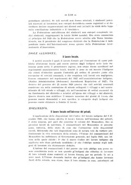 Informazioni sociali pubblicazione mensile curata dall'Ufficio corrispondente di Roma dell'Ufficio internazionale del lavoro, Ginevra