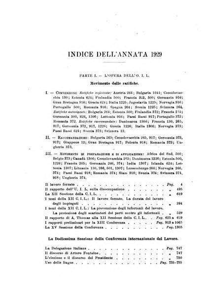 Informazioni sociali pubblicazione mensile curata dall'Ufficio corrispondente di Roma dell'Ufficio internazionale del lavoro, Ginevra