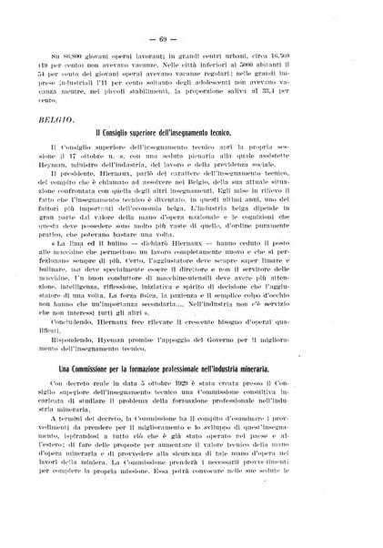 Informazioni sociali pubblicazione mensile curata dall'Ufficio corrispondente di Roma dell'Ufficio internazionale del lavoro, Ginevra