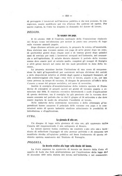 Informazioni sociali pubblicazione mensile curata dall'Ufficio corrispondente di Roma dell'Ufficio internazionale del lavoro, Ginevra