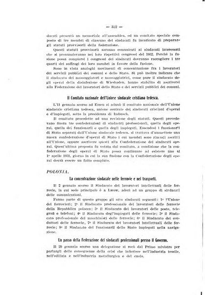 Informazioni sociali pubblicazione mensile curata dall'Ufficio corrispondente di Roma dell'Ufficio internazionale del lavoro, Ginevra