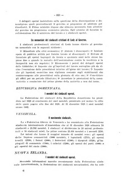 Informazioni sociali pubblicazione mensile curata dall'Ufficio corrispondente di Roma dell'Ufficio internazionale del lavoro, Ginevra