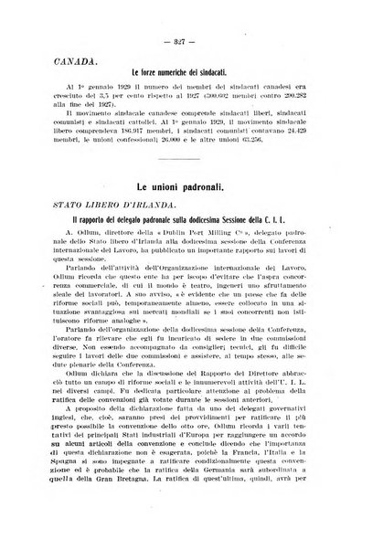 Informazioni sociali pubblicazione mensile curata dall'Ufficio corrispondente di Roma dell'Ufficio internazionale del lavoro, Ginevra