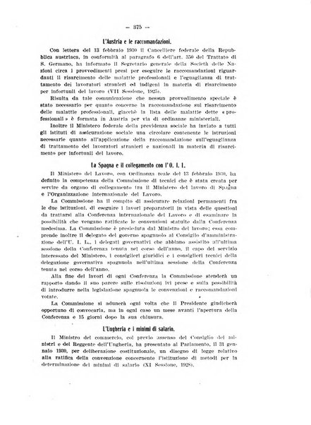 Informazioni sociali pubblicazione mensile curata dall'Ufficio corrispondente di Roma dell'Ufficio internazionale del lavoro, Ginevra