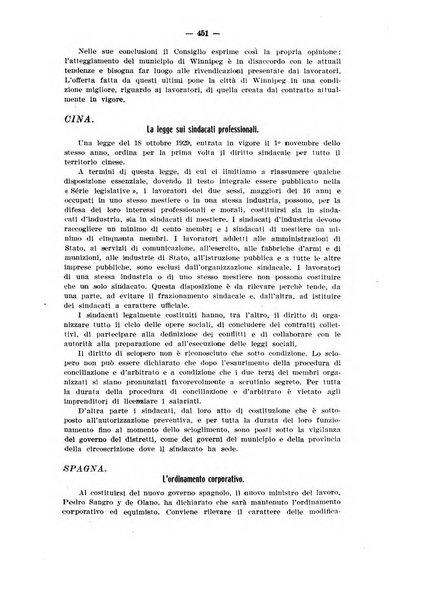 Informazioni sociali pubblicazione mensile curata dall'Ufficio corrispondente di Roma dell'Ufficio internazionale del lavoro, Ginevra