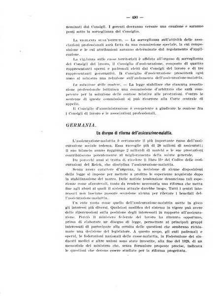 Informazioni sociali pubblicazione mensile curata dall'Ufficio corrispondente di Roma dell'Ufficio internazionale del lavoro, Ginevra