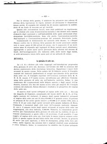 Informazioni sociali pubblicazione mensile curata dall'Ufficio corrispondente di Roma dell'Ufficio internazionale del lavoro, Ginevra