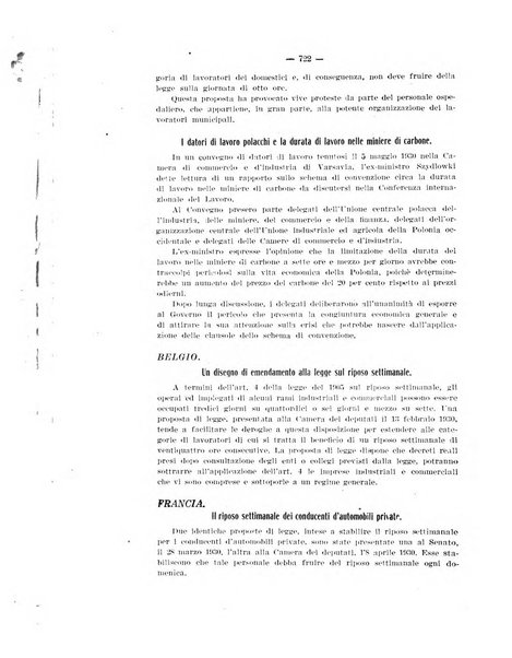 Informazioni sociali pubblicazione mensile curata dall'Ufficio corrispondente di Roma dell'Ufficio internazionale del lavoro, Ginevra