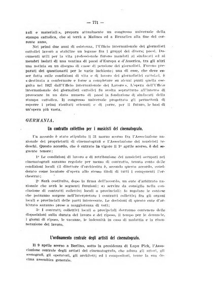 Informazioni sociali pubblicazione mensile curata dall'Ufficio corrispondente di Roma dell'Ufficio internazionale del lavoro, Ginevra