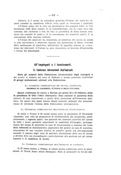 Informazioni sociali pubblicazione mensile curata dall'Ufficio corrispondente di Roma dell'Ufficio internazionale del lavoro, Ginevra