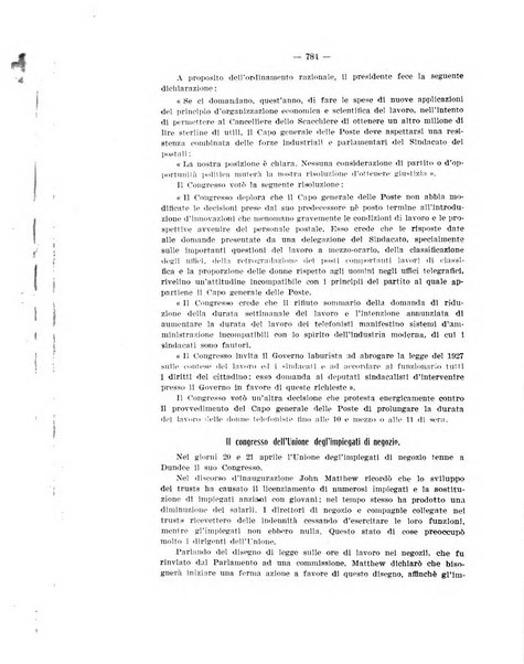 Informazioni sociali pubblicazione mensile curata dall'Ufficio corrispondente di Roma dell'Ufficio internazionale del lavoro, Ginevra