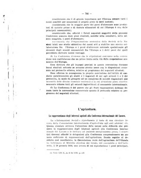 Informazioni sociali pubblicazione mensile curata dall'Ufficio corrispondente di Roma dell'Ufficio internazionale del lavoro, Ginevra