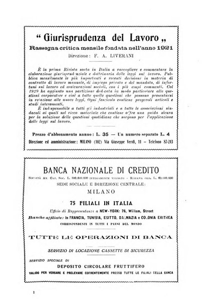 Informazioni sociali pubblicazione mensile curata dall'Ufficio corrispondente di Roma dell'Ufficio internazionale del lavoro, Ginevra