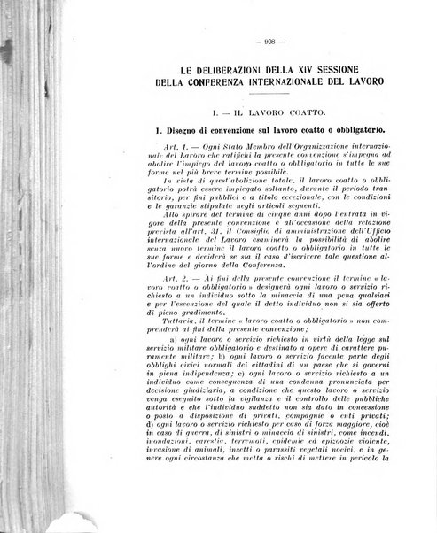 Informazioni sociali pubblicazione mensile curata dall'Ufficio corrispondente di Roma dell'Ufficio internazionale del lavoro, Ginevra