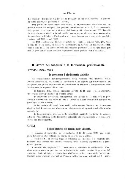 Informazioni sociali pubblicazione mensile curata dall'Ufficio corrispondente di Roma dell'Ufficio internazionale del lavoro, Ginevra