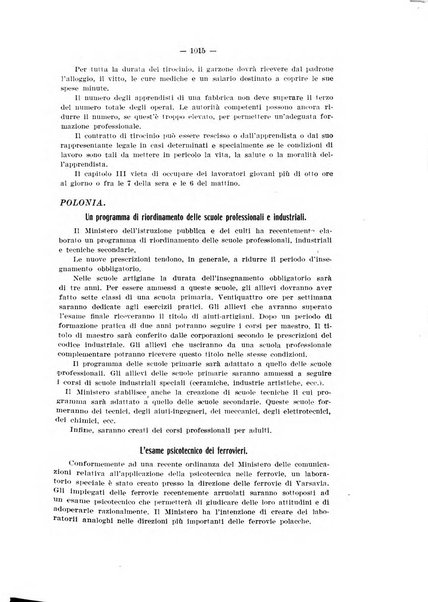 Informazioni sociali pubblicazione mensile curata dall'Ufficio corrispondente di Roma dell'Ufficio internazionale del lavoro, Ginevra