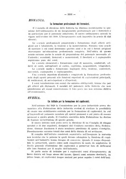 Informazioni sociali pubblicazione mensile curata dall'Ufficio corrispondente di Roma dell'Ufficio internazionale del lavoro, Ginevra