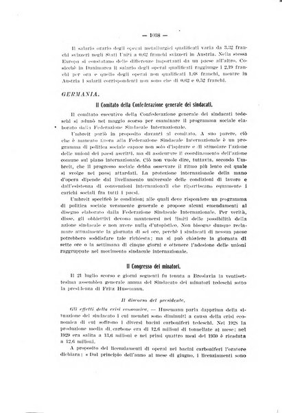 Informazioni sociali pubblicazione mensile curata dall'Ufficio corrispondente di Roma dell'Ufficio internazionale del lavoro, Ginevra