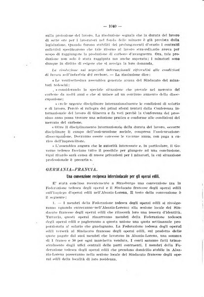 Informazioni sociali pubblicazione mensile curata dall'Ufficio corrispondente di Roma dell'Ufficio internazionale del lavoro, Ginevra