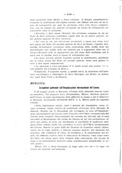 Informazioni sociali pubblicazione mensile curata dall'Ufficio corrispondente di Roma dell'Ufficio internazionale del lavoro, Ginevra