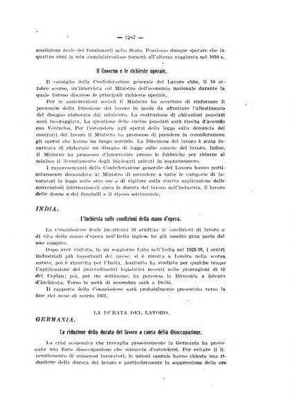 Informazioni sociali pubblicazione mensile curata dall'Ufficio corrispondente di Roma dell'Ufficio internazionale del lavoro, Ginevra