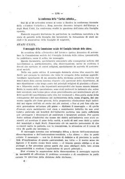 Informazioni sociali pubblicazione mensile curata dall'Ufficio corrispondente di Roma dell'Ufficio internazionale del lavoro, Ginevra