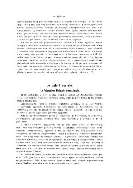 Informazioni sociali pubblicazione mensile curata dall'Ufficio corrispondente di Roma dell'Ufficio internazionale del lavoro, Ginevra