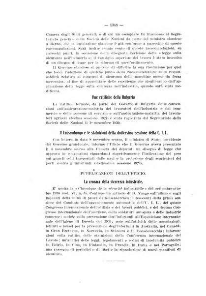 Informazioni sociali pubblicazione mensile curata dall'Ufficio corrispondente di Roma dell'Ufficio internazionale del lavoro, Ginevra