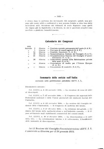 Informazioni sociali pubblicazione mensile curata dall'Ufficio corrispondente di Roma dell'Ufficio internazionale del lavoro, Ginevra