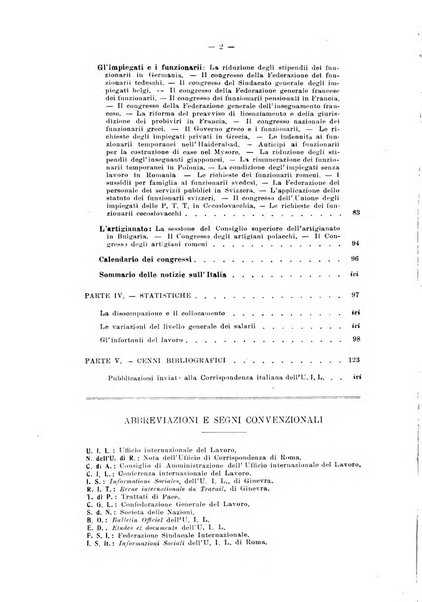 Informazioni sociali pubblicazione mensile curata dall'Ufficio corrispondente di Roma dell'Ufficio internazionale del lavoro, Ginevra