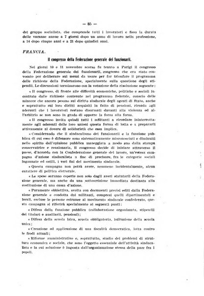 Informazioni sociali pubblicazione mensile curata dall'Ufficio corrispondente di Roma dell'Ufficio internazionale del lavoro, Ginevra