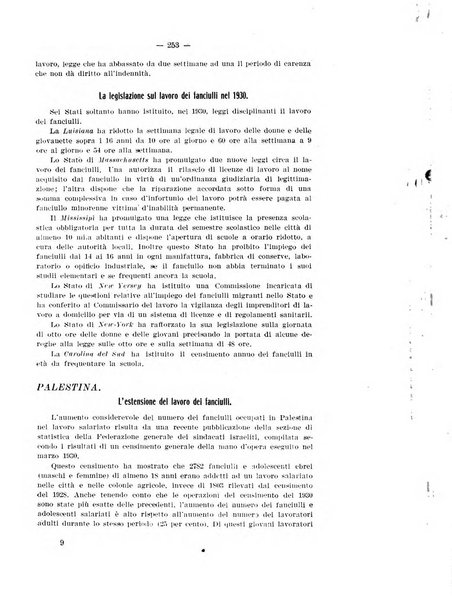 Informazioni sociali pubblicazione mensile curata dall'Ufficio corrispondente di Roma dell'Ufficio internazionale del lavoro, Ginevra