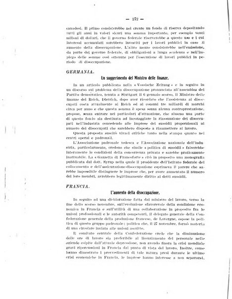 Informazioni sociali pubblicazione mensile curata dall'Ufficio corrispondente di Roma dell'Ufficio internazionale del lavoro, Ginevra