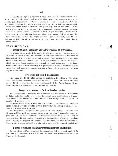 Informazioni sociali pubblicazione mensile curata dall'Ufficio corrispondente di Roma dell'Ufficio internazionale del lavoro, Ginevra