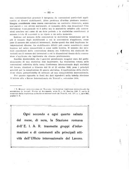 Informazioni sociali pubblicazione mensile curata dall'Ufficio corrispondente di Roma dell'Ufficio internazionale del lavoro, Ginevra