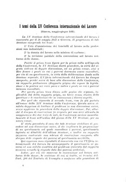 Informazioni sociali pubblicazione mensile curata dall'Ufficio corrispondente di Roma dell'Ufficio internazionale del lavoro, Ginevra